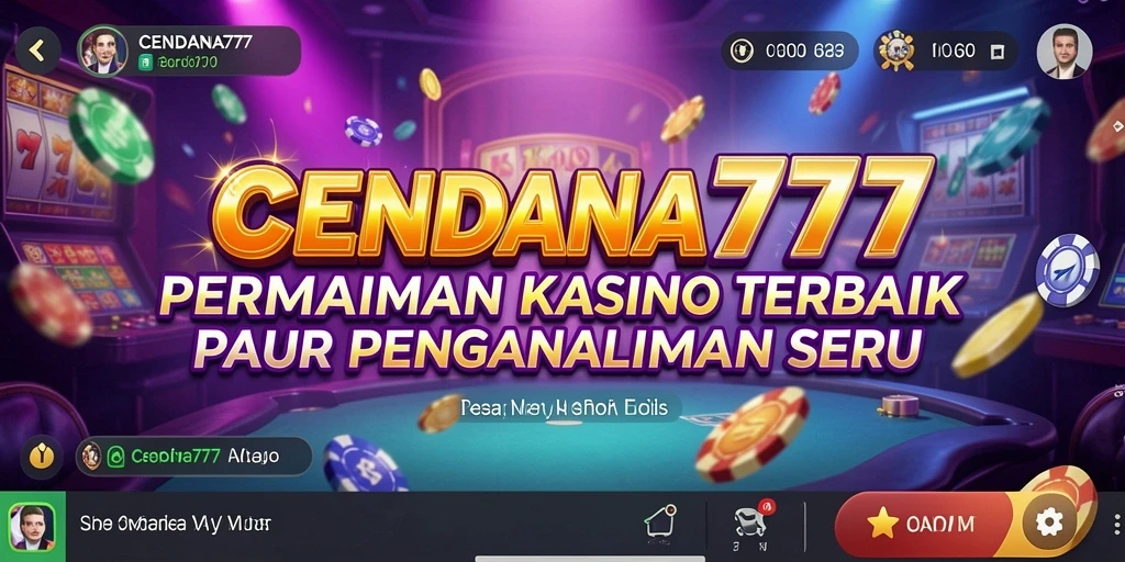 Screenshot gameplay CENDANA777 menampilkan keseruan permainan Kasino.