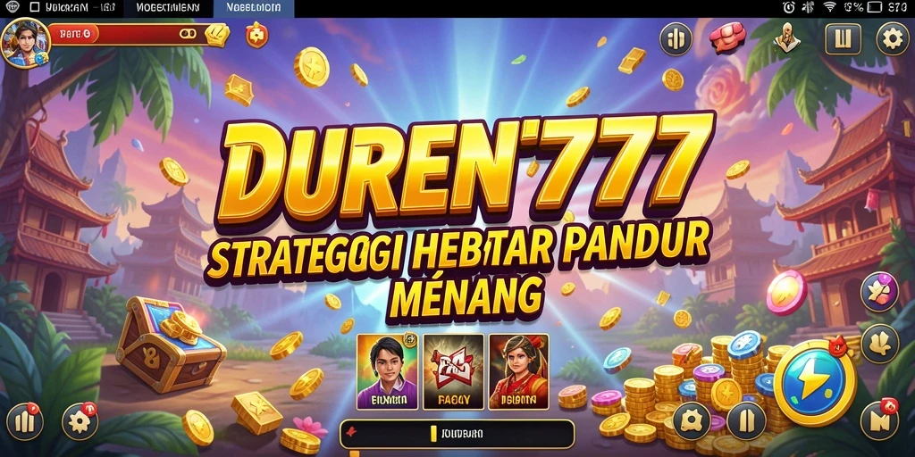 Tampilan gameplay yang menegangkan dari DUREN777.