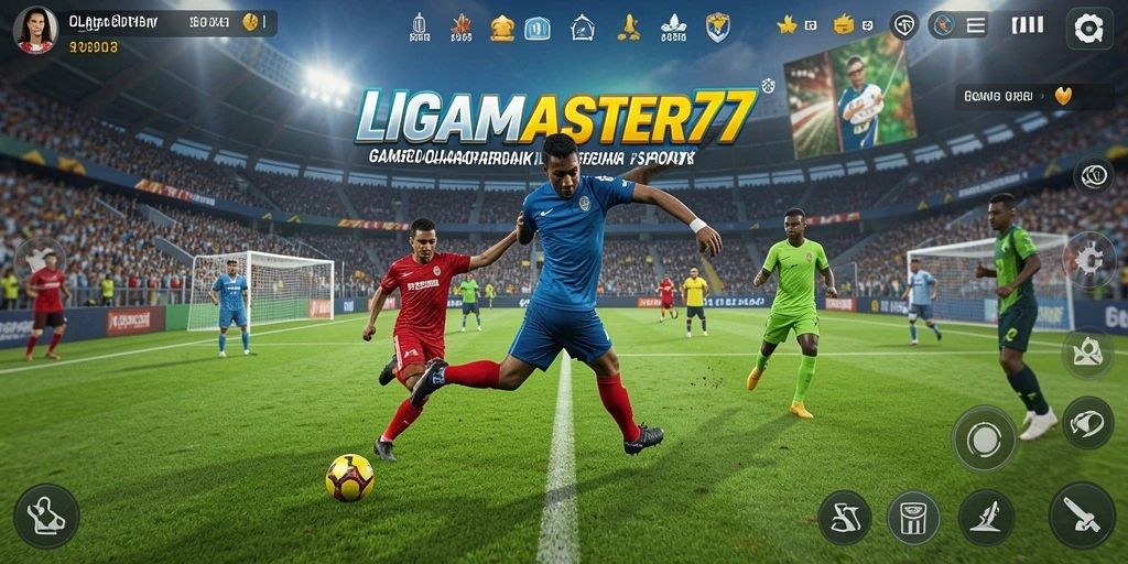 Tampilan gameplay seru dari LIGAMASTER77 yang menarik bagi pecinta olahraga.