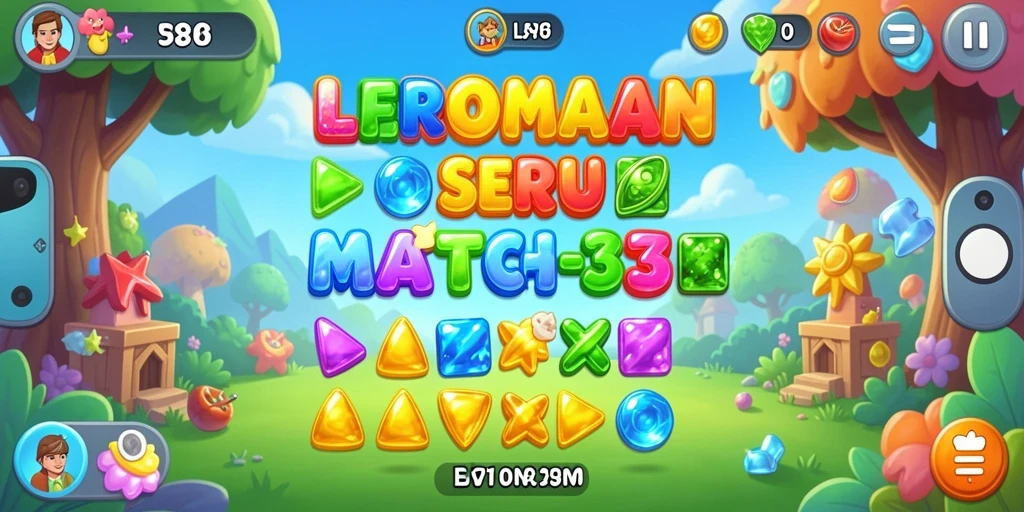 Tampilan gameplay seru LPO88 yang penuh warna dan tantangan.