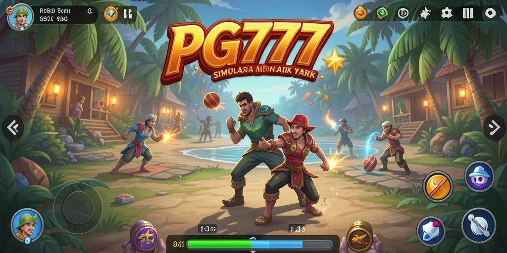Tangkapan layar utama dari PG777 menampilkan pengalaman gameplay simulasi yang seru.