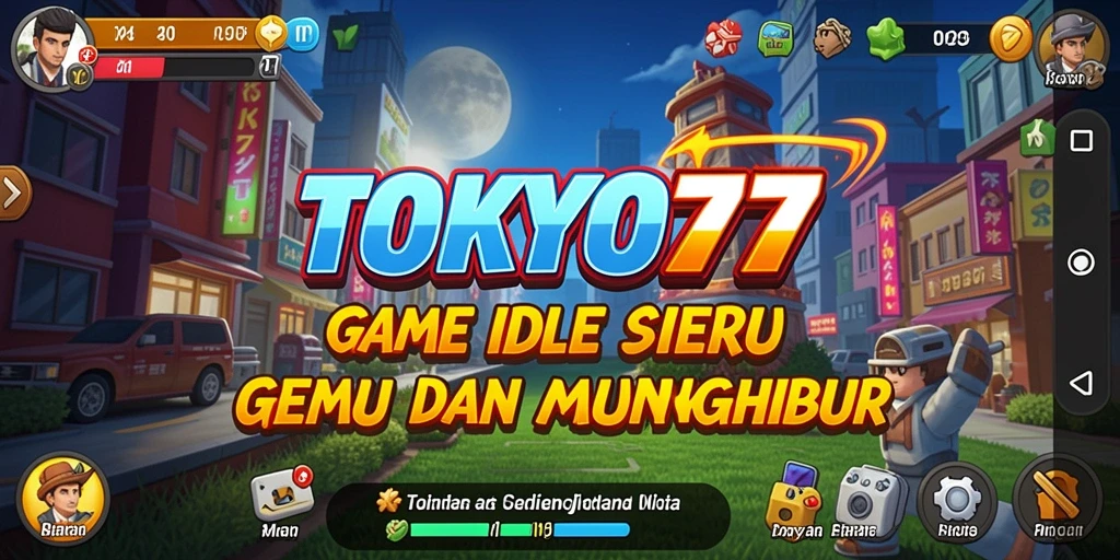 Tampilan gameplay seru dari TOKYO77 yang menawan.